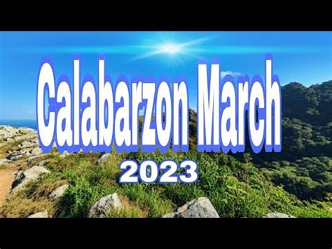 calabarzon march 2023